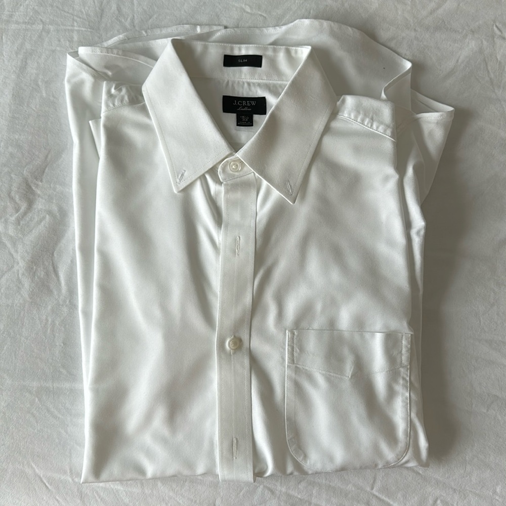 J. Crew Slim Dress Shirt - Oxford White